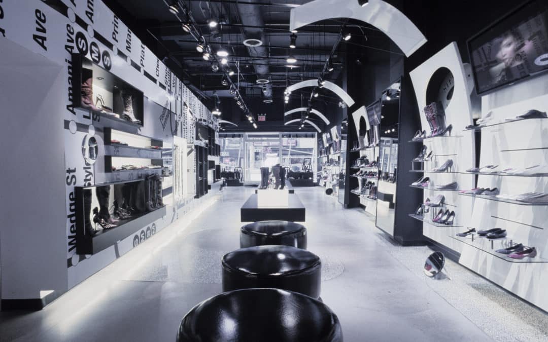 SCALE UP/ SCALE DOWN: Steve Madden Retail Design